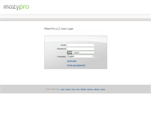 Tablet Screenshot of pliantpro.mozypro.com